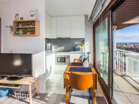 Studio 9e étage vue mer et terrasse à Middelkerke, Belgique : photo 2