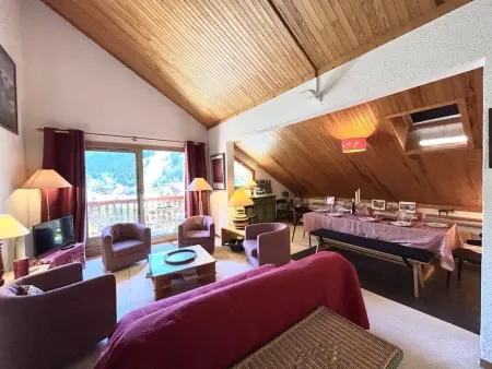 Appartement 8 pers. Méribel, balcon Sud, vue pistes : photo 14