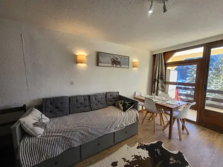 Studio 28m² centre Montgenèvre, balcon sud, 4 pers. : photo 2