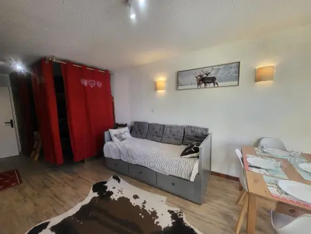 Studio 28m² centre Montgenèvre, balcon sud, 4 pers. : photo 7