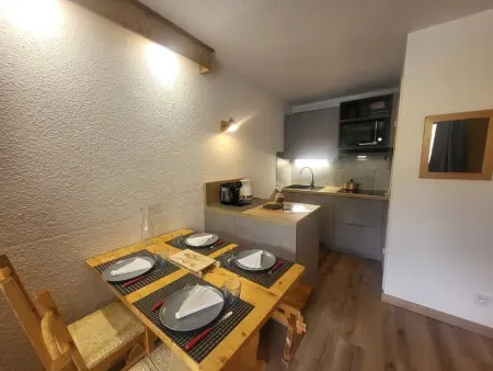 Studio 27m² vue piste - Montgenèvre, 4 pers. : photo 2