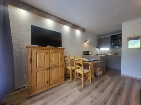 Studio 27m² vue piste - Montgenèvre, 4 pers. : photo 5