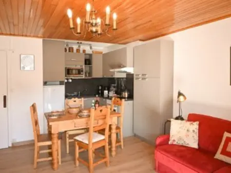 Studio 28m² Montgenèvre, parking privatif, balcon sud : photo 4