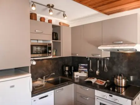 Studio 28m² Montgenèvre, parking privatif, balcon sud : photo 9