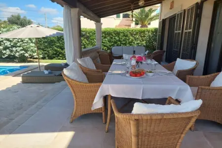 Villa 6 personnes avec piscine et vue mer à Cala Santanyi : photo 2