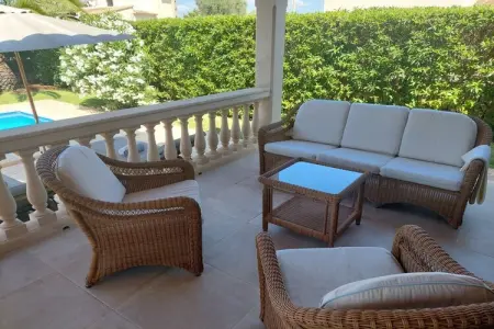 Villa 6 personnes avec piscine et vue mer à Cala Santanyi : photo 4