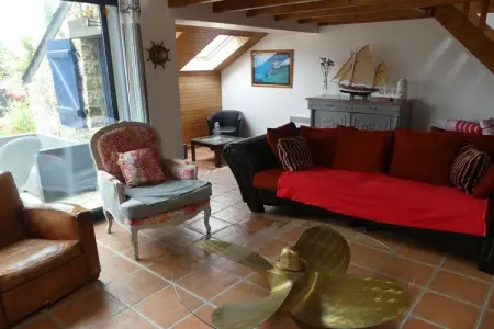 395693, Maison de vacances à Crozon avec terrasse - Photo 10