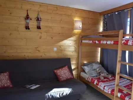 Studio 18m² Montgenèvre, balcon ouest, 4 couchages : photo 1