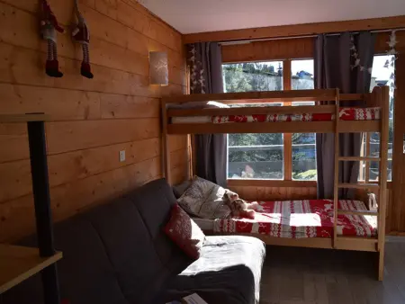 Studio 18m² Montgenèvre, balcon ouest, 4 couchages : photo 3