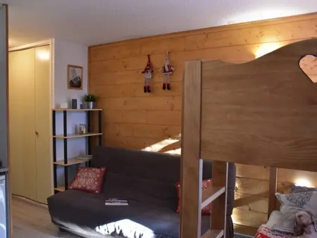 Studio 18m² Montgenèvre, balcon ouest, 4 couchages : photo 4