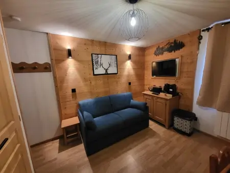 Studio 14m² face aux pistes, animaux acceptés : photo 1