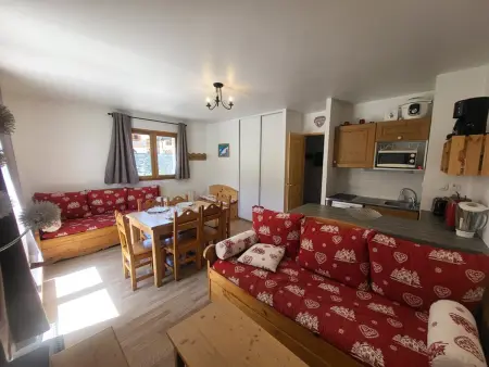 Appartement La Doire – Terrasse 18m² vue pistes : photo 1