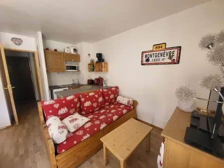 Appartement La Doire – Terrasse 18m² vue pistes : photo 2