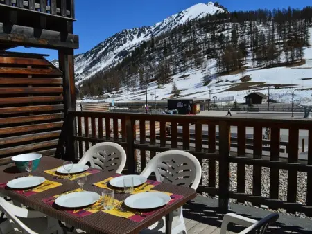 Studio vue pistes avec terrasse plein sud à Montgenèvre : photo 8
