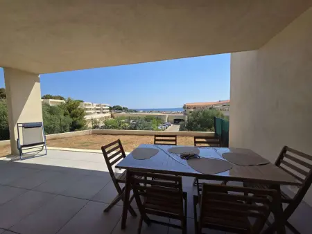 Location appartement à Lumio, Appartement vue mer, clim - 4 pers.
