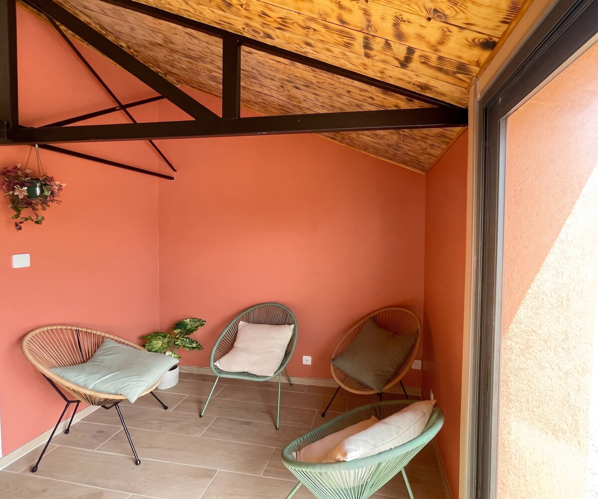 Chalet 3 pers. avec piscine partagée à Chazemais - Photo 12
