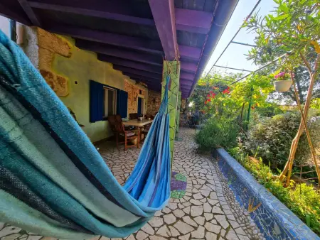 Maison Nina à Pula : piscine et terrasse couverte : photo 10