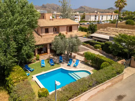 Maison avec piscine et clim, vue montagne - 8 pers. - Photo 5