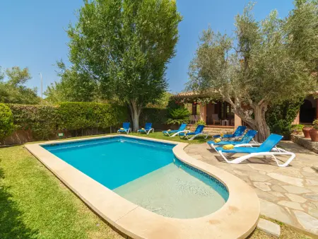 Maison avec piscine et clim, vue montagne - 8 pers. - Photo 35