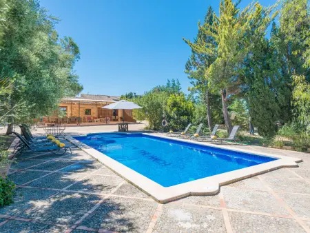 Villa rurale avec piscine privée - 10 pers., Gite 10 personnes à Sineu - Photo 2