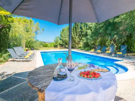 Villa rurale avec piscine privée - 10 pers., Gite 10 personnes à Sineu - Photo 4