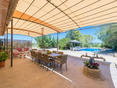 Villa rurale avec piscine privée - 10 pers., Gite 10 personnes à Sineu - Photo 11