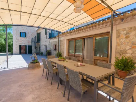 Villa rurale avec piscine privée - 10 pers., Gite 10 personnes à Sineu - Photo 15