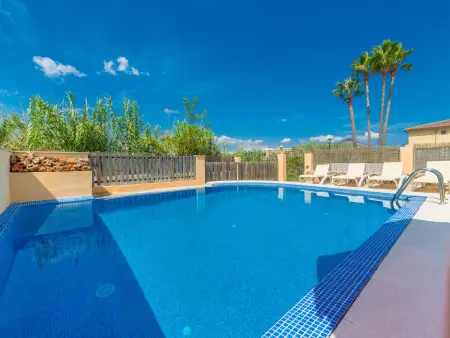 Location villa à Can Picafort, Villa avec piscine et clim - 8 pers.