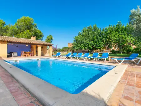 Location gite à Porto Cristo, Maison avec piscine et clim - 8 pers.