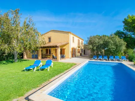 Location gite à Porto Cristo, Maison rustique avec piscine privée - 7 pers.
