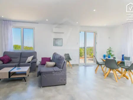 Maison lumineuse, piscine privée - 6 pers., Gite 6 personnes à Llubí - Photo 4