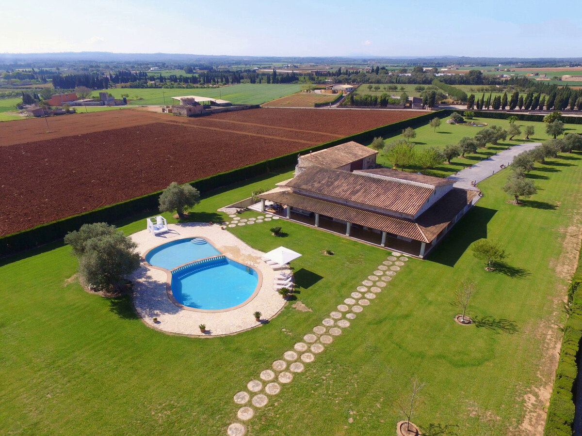 Villa Sant Vicens à Sa Pobla : piscine 20x8m, 8 pers. - Photo 2