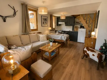 Duplex 7 pers. vue pistes à Méribel, balcon Sud-Est : photo 9