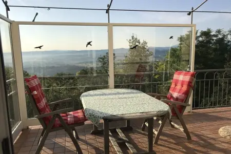 Maison Allegria à Ciglie : 2 chambres, terrasse panoramique : photo 5