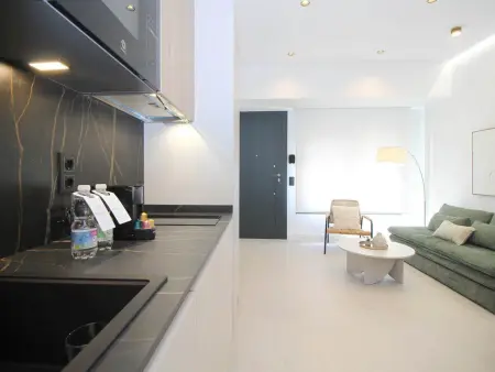 Studio design Pedregalejo, 350m de la plage : photo 8