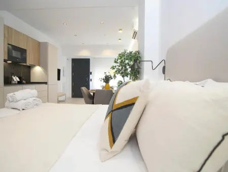 Studio design Pedregalejo, 350m de la plage : photo 16