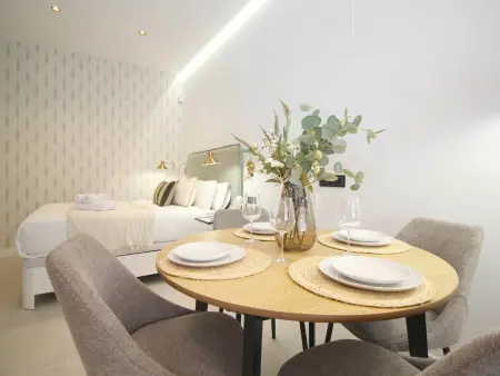 Studio design Pedregalejo, 350m de la plage : photo 5
