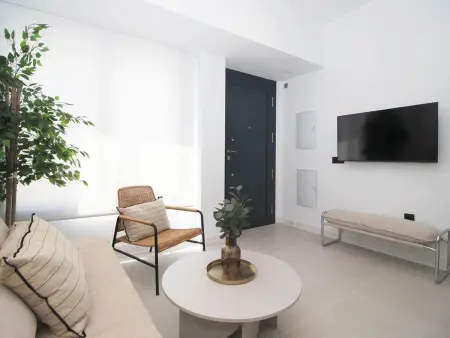 Studio design Pedregalejo, 350m de la plage : photo 14