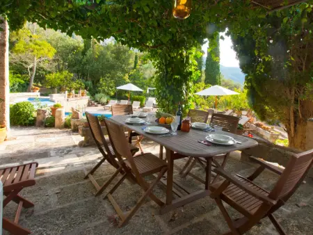 Villa Garrovera, piscine cascade et vue panoramique : photo 11