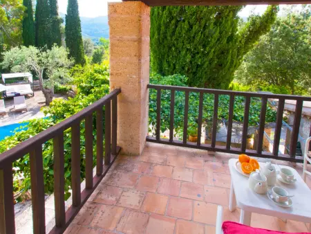 Villa Garrovera, piscine cascade et vue panoramique : photo 21