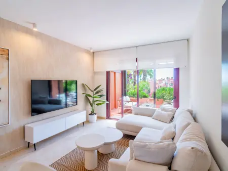 Appartement 3 chambres, 100 m plage, piscine - Marbella : photo 7