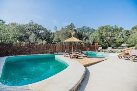 Romani : maison avec piscine, tennis et verger à Pollensa : photo 2