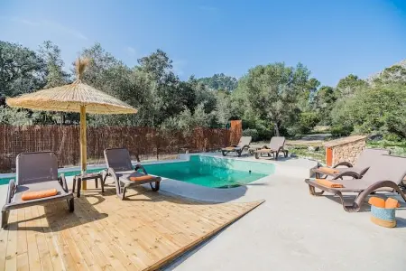 Romani : maison avec piscine, tennis et verger à Pollensa : photo 12