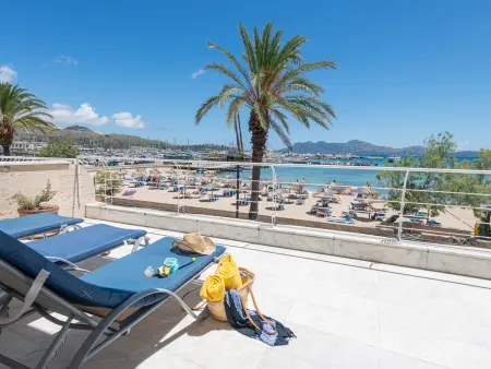 Location appartement à Port de Pollença, Appartement spacieux vue mer - 6 pers.