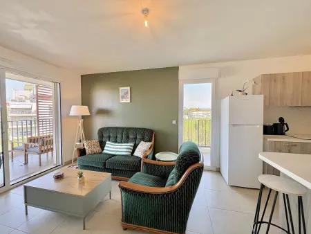 Appartement lumineux, parking - 3 pers., Appartement 3 personnes à Antibes - Photo 4