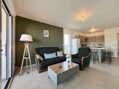 Appartement lumineux, parking - 3 pers., Appartement 3 personnes à Antibes - Photo 5