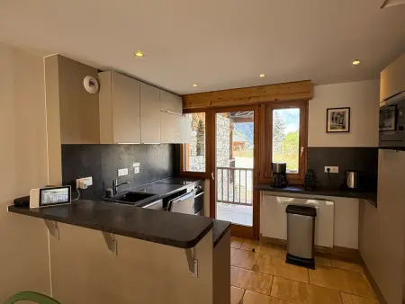 Chalet rénové avec parking, balcon - 7 pers., Location Chalet 7 personnes à Tignes - Photo 3