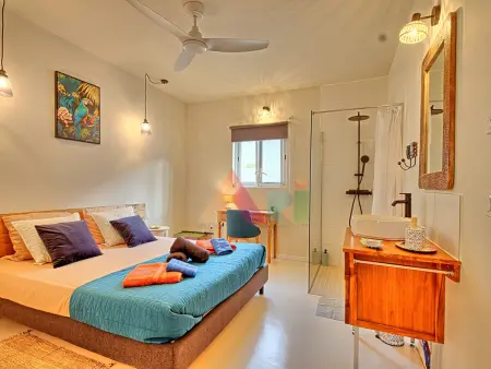 Appartement vue mer 180°, piscine privée - Saint-Martin : photo 9