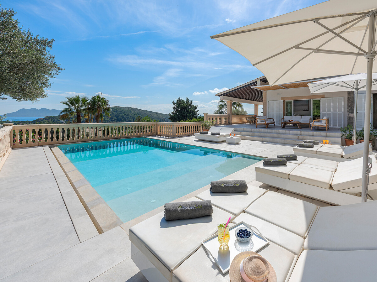 Villa 12 pers. à Puerto Pollensa : piscine, vue mer et montagne - Photo 2