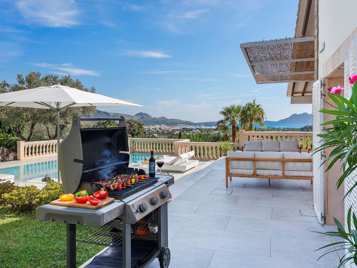 Villa 12 pers. à Puerto Pollensa : piscine, vue mer et montagne - Photo 6